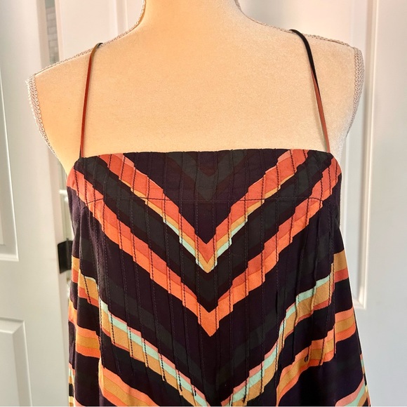 Anthropologie Runi Chevron Midi Dress Size Small - Picture 5 of 16